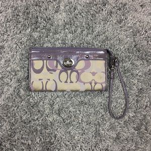 Coach wristlet/wallet
